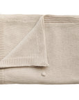 Knitted Textured Dots Baby Blanket
