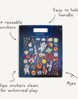 Reusable Space Sticker Set