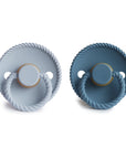 FRIGG Rope Natural Rubber Pacifier 2-Pack