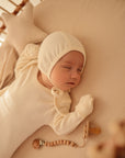 Ribbed Baby Bonnet