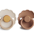 FRIGG Daisy Natural Rubber Pacifier 2-Pack