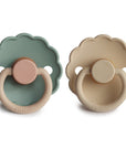 FRIGG Daisy Natural Rubber Pacifier 2-Pack