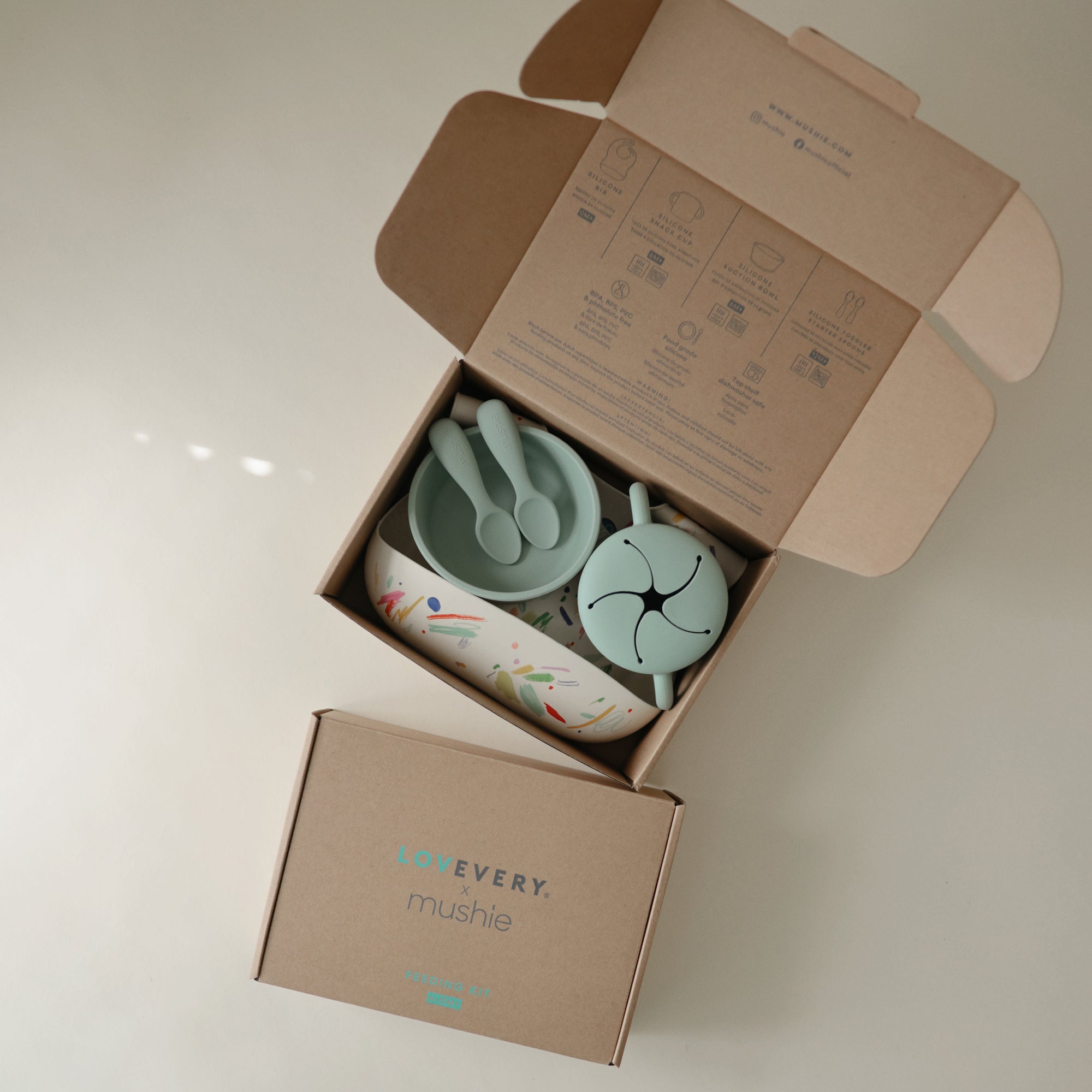 Lovevery x Mushie Feeding Kit