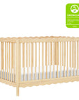 babyletto x Mushie Swell 4-in-1 Convertible Crib with Toddler Bed Conversion Kit