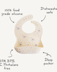 Bluey x Mushie Silicone Baby Bib
