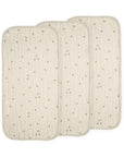 Three Mushie Changing Pad Liners in Bees Combo, arranged side by side.