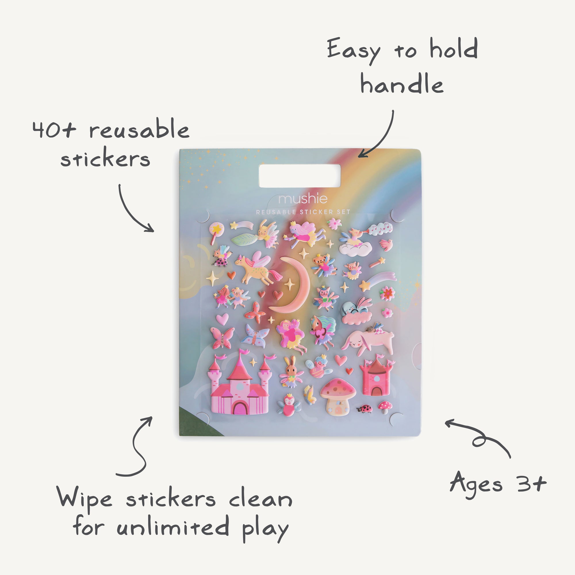 Reusable Fairies Sticker Set