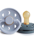 FRIGG Moon Natural Rubber Pacifier 2-Pack