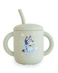 Bluey x Mushie Silicone Training Cup + Straw