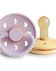 FRIGG Moon Natural Rubber Pacifier 2-Pack