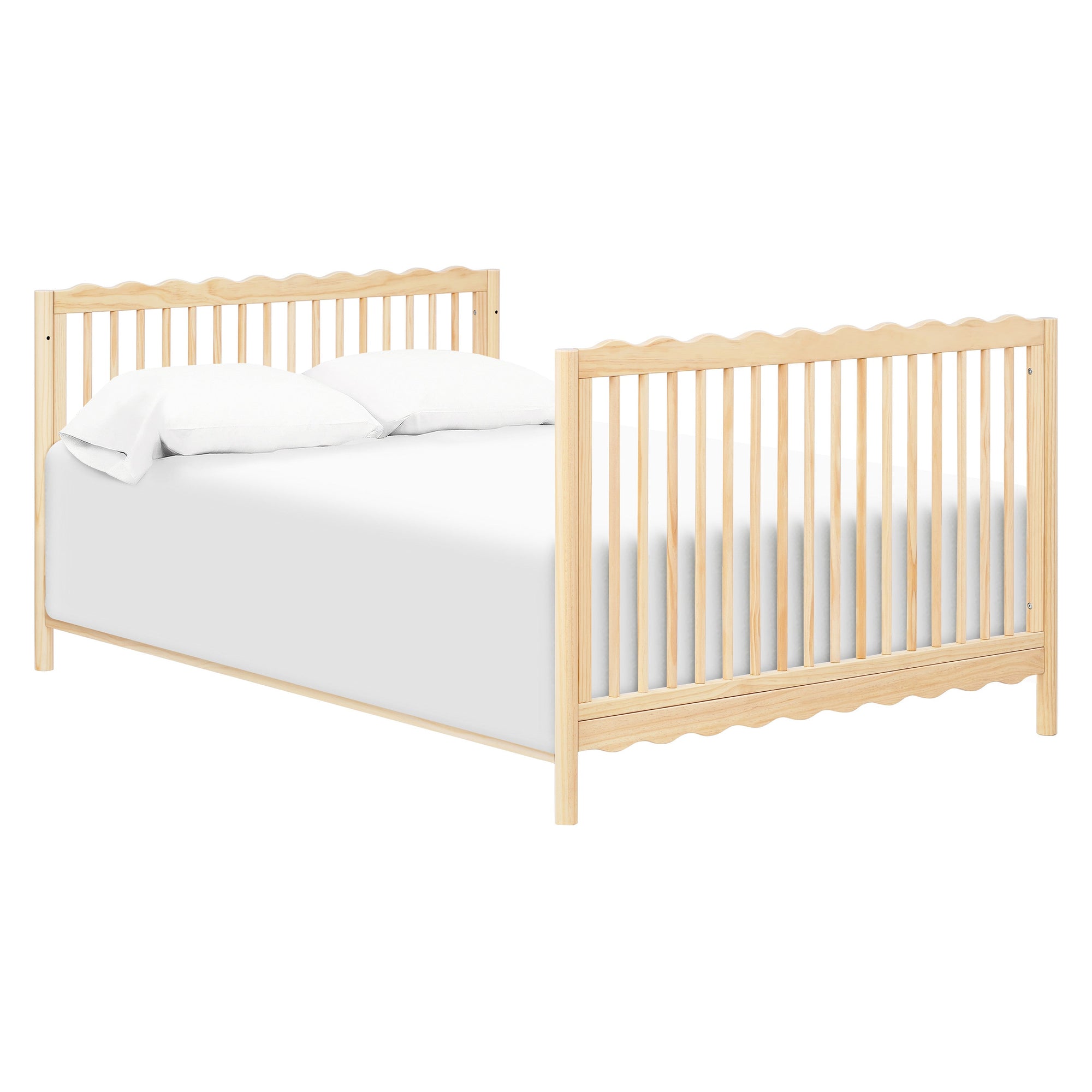 babyletto x Mushie Swell 4-in-1 Convertible Crib with Toddler Bed Conversion Kit